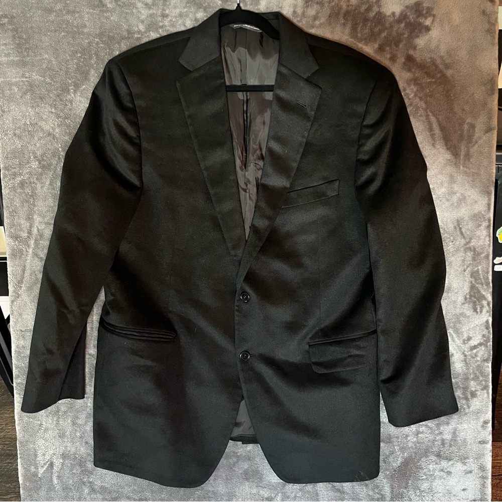 Copley Cashmere Black Men's Blazer (44)